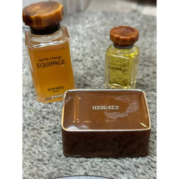 Parfums Hermes Paris Pan Am Airline First Class Amenity Bag - Picture 5 of 15